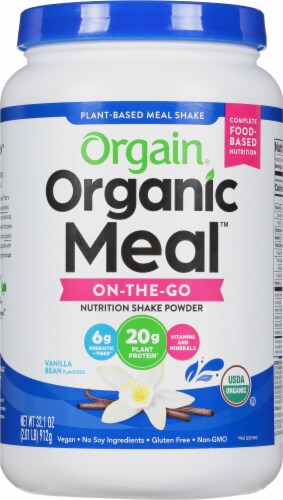 Orgain  Organic Meal™ All-In-One Nutrition Powder   Vanilla Bean Perspective: front