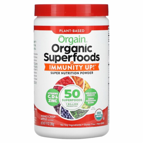 Orgain Organic Superfoods Immunity Up Plant Based Honeycrisp Apple 9.9 oz 280 g 9.9 oz Fred Meyer