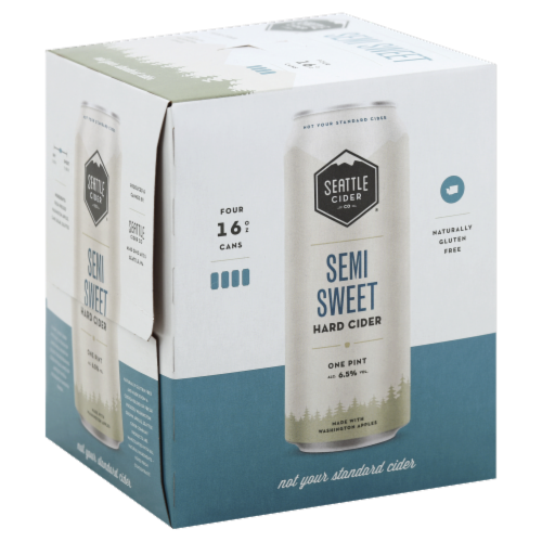 Seattle Cider® Semi Sweet Hard Cider Perspective: front