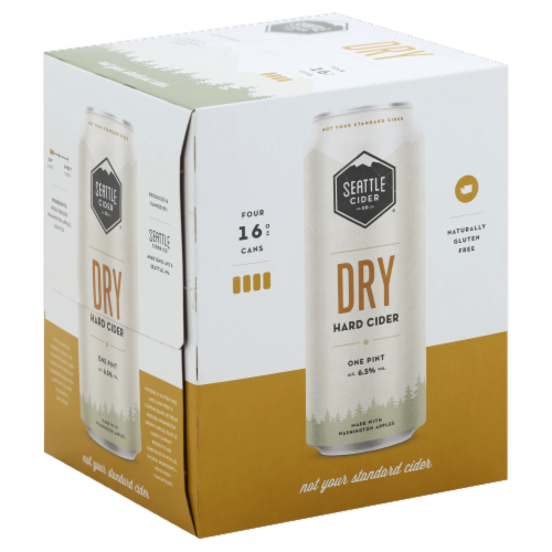 Seattle Cider® Dry Hard Cider Perspective: front