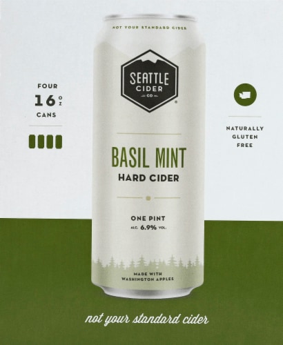Seattle Cider Basil Mint Cider Perspective: front