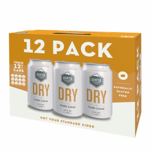 Seattle Cider Dry Cider Beer Perspective: front