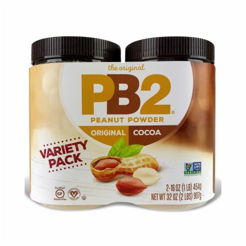 Pb2 powdered peanut butter pb2 with cocoa combo pack 2 ct 16 oz