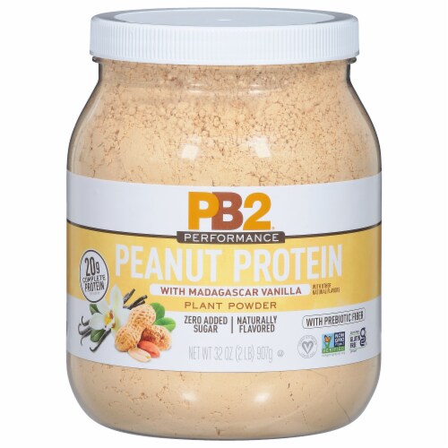 PB2® Performance Madagascar Vanilla Peanut Protein Plant Powder Perspective: front