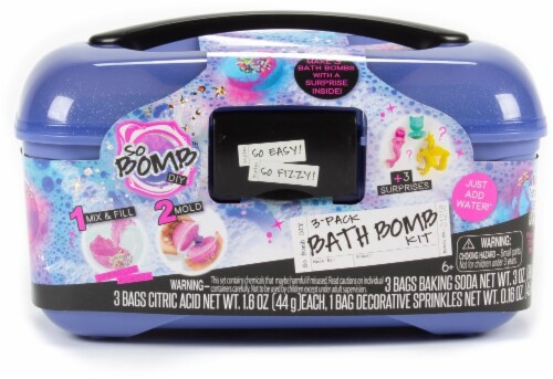 So Bomb DIY™ Bath Bomb Creation Kit with Caddy 3 Pack Perspective: front