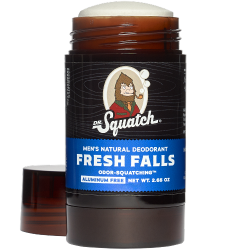 Dr. Squatch Fresh Falls Natural Men's Deodorant Perspective: front