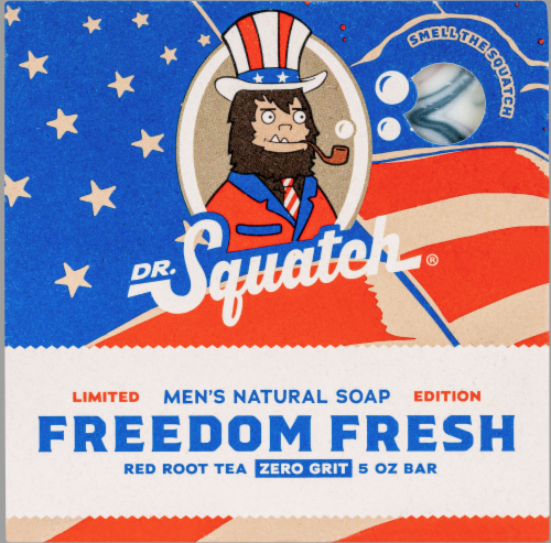 Dr. Squatch® Freedom Fresh Bar Soap Perspective: front