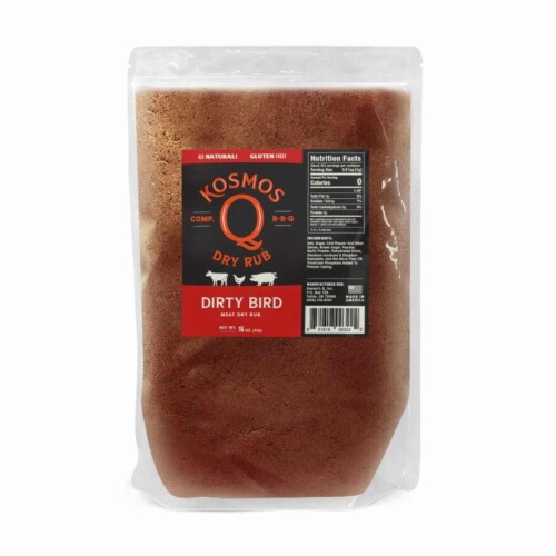 Kosmos Q 8029528 16 oz Dirty Bird Dry Rub 1 Baker s