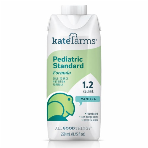 Kate Farms® Vanilla Pediatric Standard 1.2 Formula Perspective: front