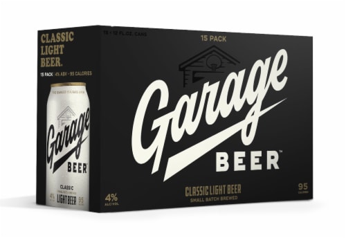 Garage Beer Classic Light Beer Perspective: front
