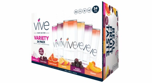 VIVE Seltzer Hard Seltzer Variety Pack Perspective: front