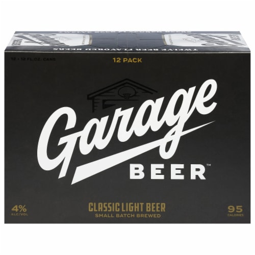 Garage Beer™ Classic Light Beer Perspective: front