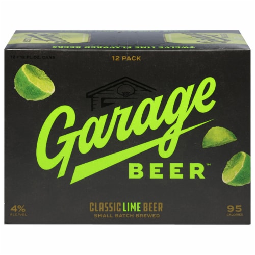 Garage Beer™ Classic Lime Beer Perspective: front