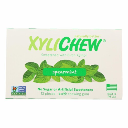 XYLIChew Spearmint Gum Perspective: front