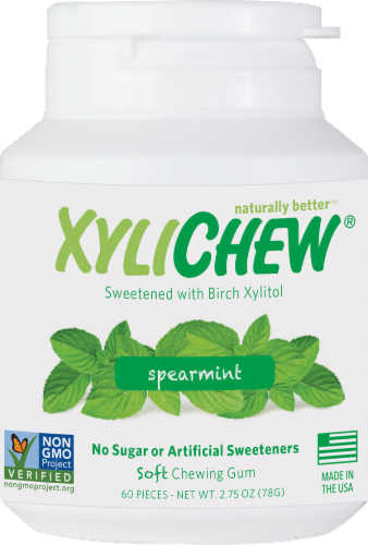 XYLIChew Spearmint Gum Perspective: front