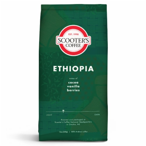 Scooter's Coffee Ethiopia Ground Coffee Perspective: front