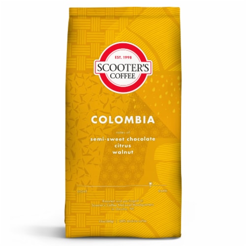 Scooter's Coffee Colombia Dark Roast Ground Coffee Perspective: front