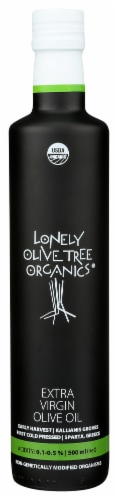 The Lonely Olive Tree Company Organic Extra Virgin Olive Oil Perspective: front