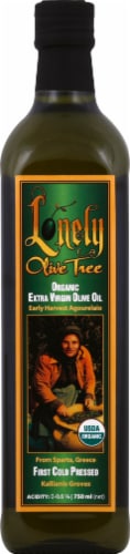 Lonely Olive Tree® Organic Extra Virgin Olive Oil Perspective: front