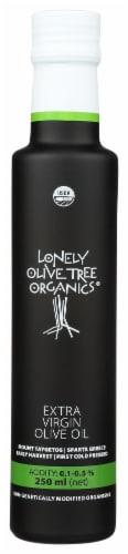 The Lonely Olive Tree Organics® Extra Virgin Olive Oil Perspective: front