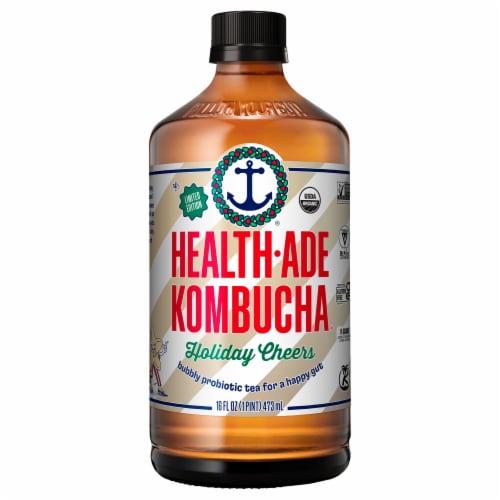 Health Ade® Holiday Cheers Kombucha™ Probiotic Tea Perspective: front