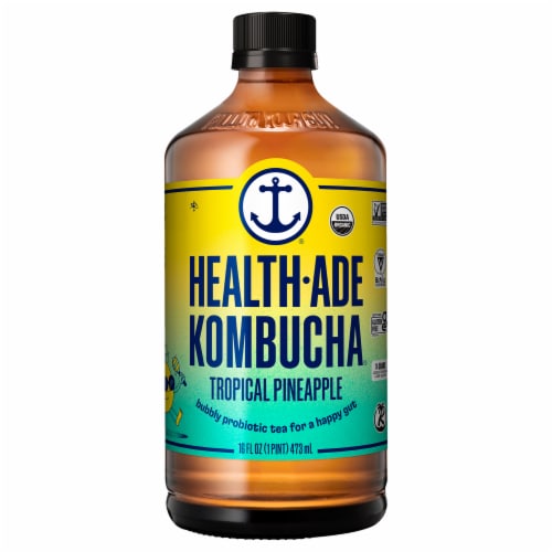 Health-Ade Tropical Punch Kombucha Perspective: front