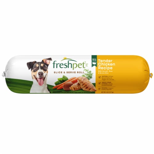 Freshpet® Select Tender Chicken Recipe Slice & Serve Roll Dog Food Perspective: front
