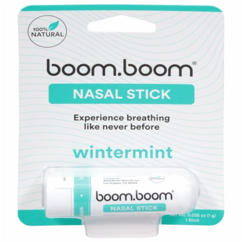 BoomBoom® Wintermint Nasal Stick Perspective: front