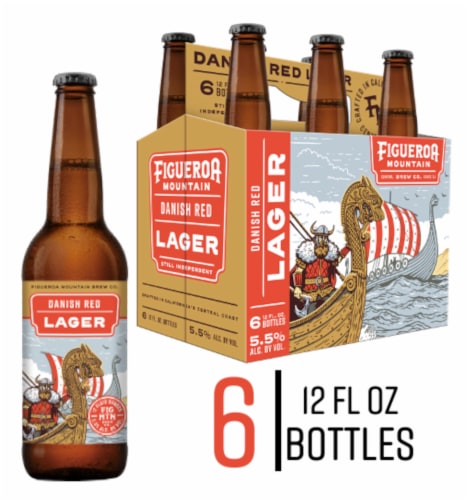 Figueroa Mtn Danish Red Lager 6/12B Perspective: front