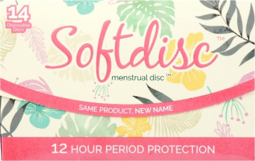 Softdisc Disposable Menstrual Discs Perspective: front