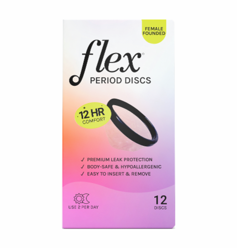 Flex® Period Discs Perspective: front