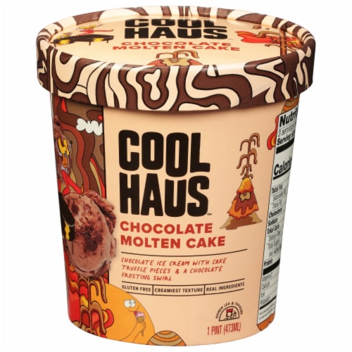 Coolhaus™ Chocolate Molten Cake Ice Cream Perspective: front