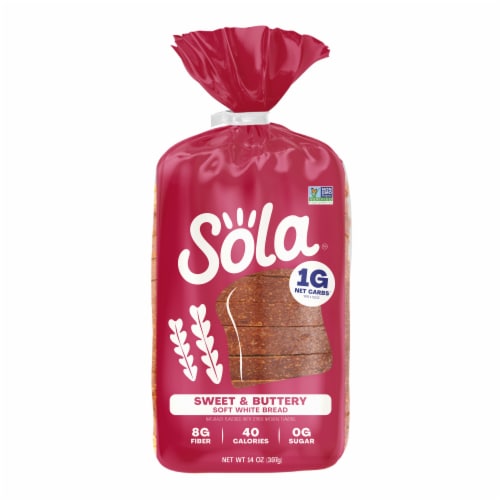 Sola Sweet & Buttery Bread, Macro Friendly, Low Carbohydrate Perspective: front