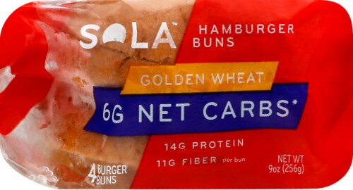 Sola™ Golden Wheat Hamburger Buns Perspective: front