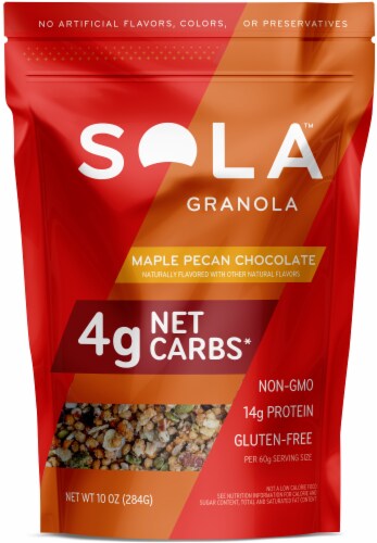 Sola Maple Pecan Chocolate Granola Perspective: front