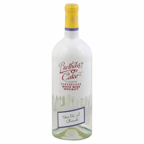 Birthday Cake Vineyards Cheesecake French White Wine Perspective: front