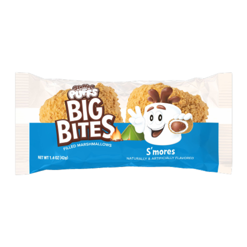 Stuffed Puffs Big Bites Filled Marshmallows Perspective: front