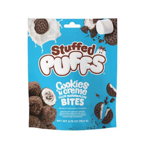 Stuffed Puffs Cookies N Cream Bites Perspective: front