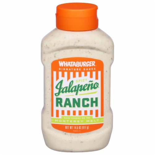 Whataburger® Spicy Jalapeno Ranch Sauce Perspective: front