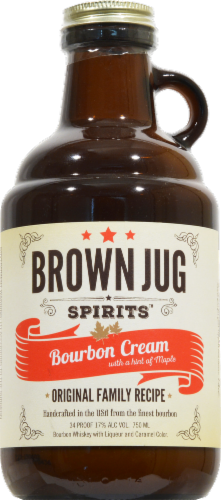 Brown Jug Bourbon Cream Liqueur Perspective: front