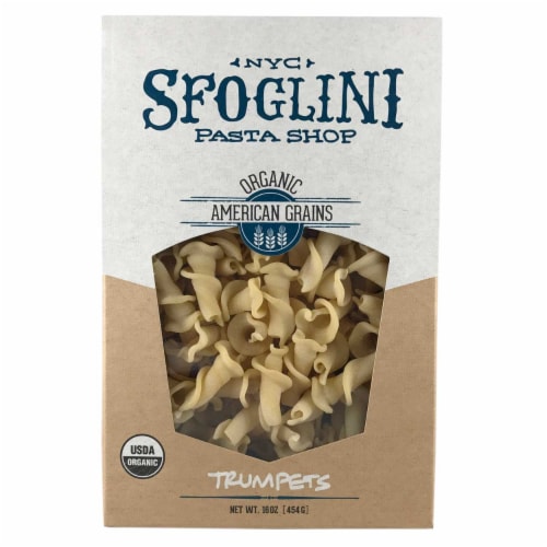 Organic Durum Semolina Trumpets Perspective: front