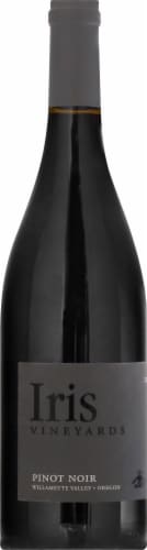 Iris Vineyards Pinot Noir Red Wine Perspective: front