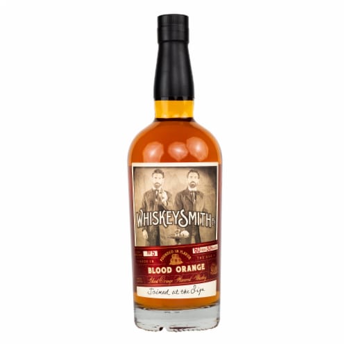 Whiskeysmith Blood Orange Flavored Colorado Whiskey Perspective: front