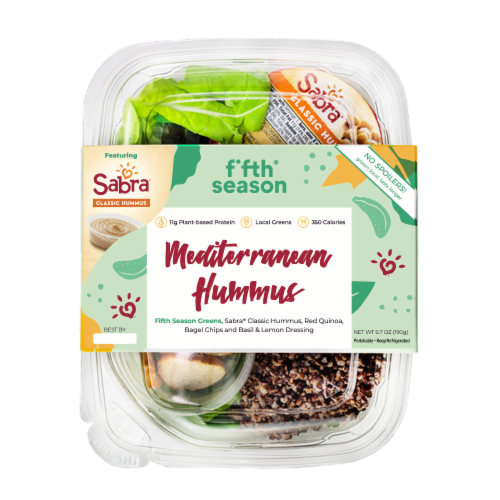 Fifth Season® Sabra® Mediterranean Hummus Salad Bowl Perspective: front
