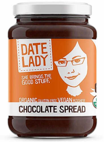 Date Lady Organic Chocolate Spread Perspective: front