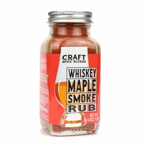 Craft Spice Blends Whiskey Maple Smoke Rub Perspective: front