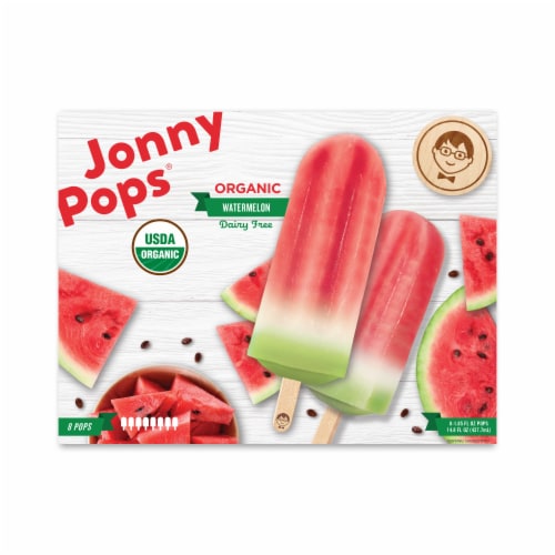 Jonny Pops® Organic Watermelon Pops Perspective: front