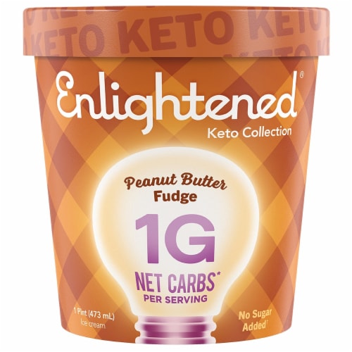 Enlightened Peanut Butter Fudge Keto Ice Cream