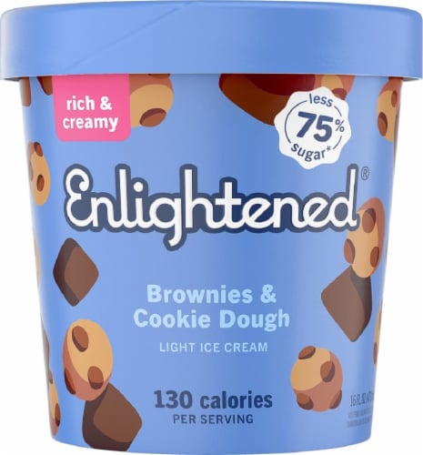 Enlightened® Brownies & Cookie Dough Light Ice Cream