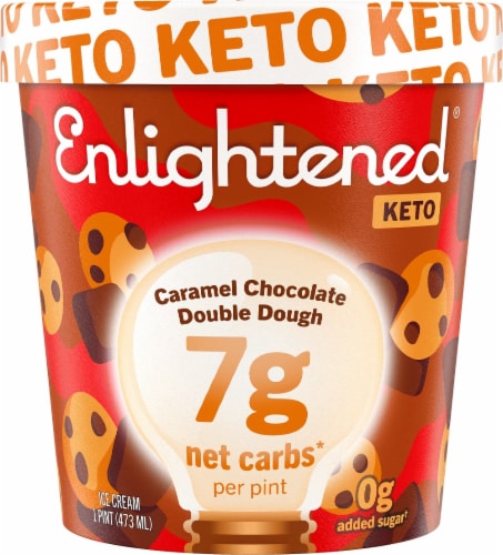 Enlightened® Keto Caramel Chocolate Double Dough Ice Cream